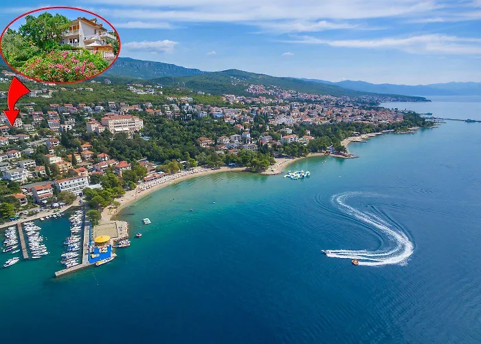 Lauschiges Nur 300 Meter Zum Sandstrand Mit Meerblick Und Parkplatz Цриквеница